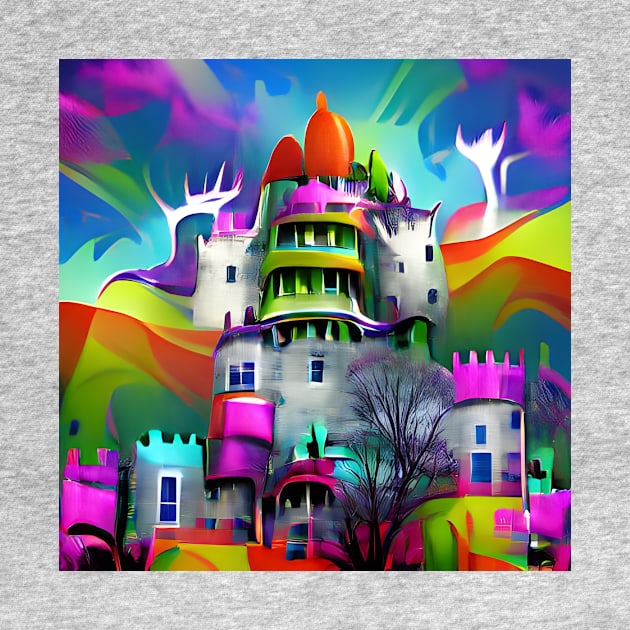 Fantasy Medieval Castle by Tuff Tees